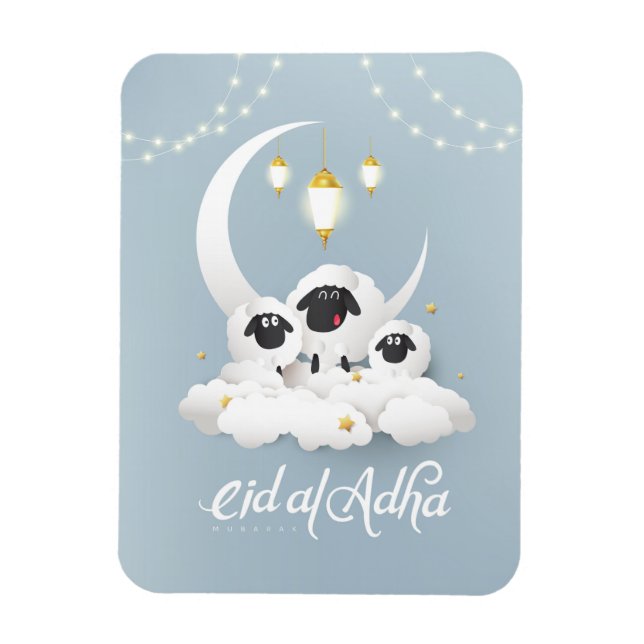 Imán Tarjeta de vacaciones Eid-Al-Adha-Greeting Card (Vertical)