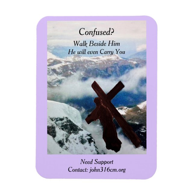 Imán tarjeta inspiradora (Vertical)