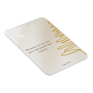 Imán Tarjeta navideña minimalista