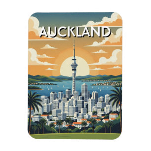 Imán Tarjeta postal de Auckland Nueva Zelanda