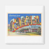 Tarjeta postal de carta grande Carmel California C