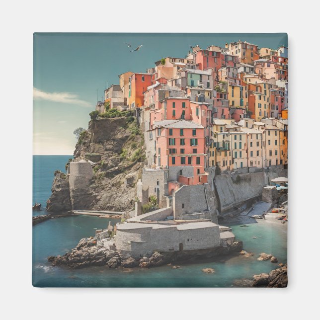 Imán Tarjeta postal de Cinque Terre (Frente)
