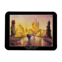 Tarjeta postal de Praga Pintada por EVE