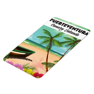 Imán Tarjeta postal de vacaciones de Fuerteventura Isla
