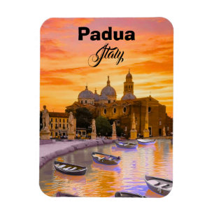 Imán Tarjeta postal de viaje a Padua Italia Regalo de