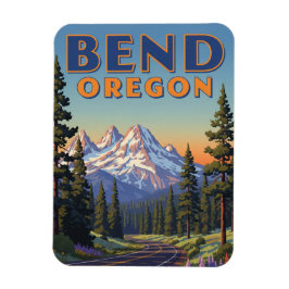 Imán Tarjeta postal de viaje Bend Oregon