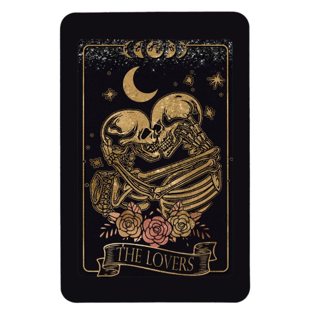 Imán Tarjeta Tarot de los amantes (Vertical)