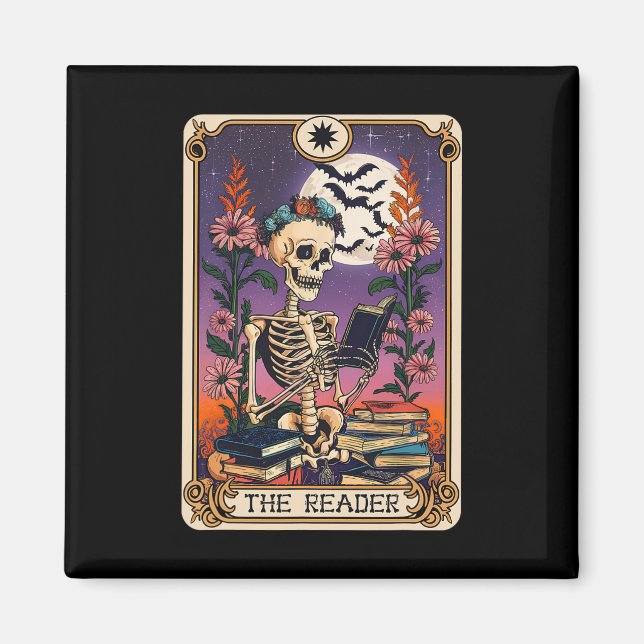 Imán Tarjeta Tarot de Lover para libros El Lector Mysti (Frente)