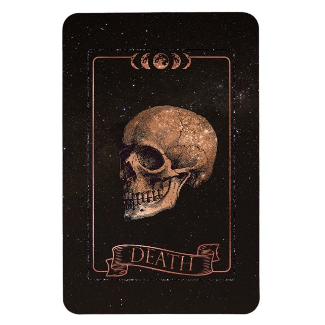 Imán Tarjeta Tarot de Muerte (Vertical)