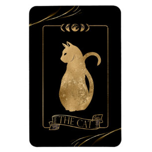 Imán Tarjeta Tarot para gato
