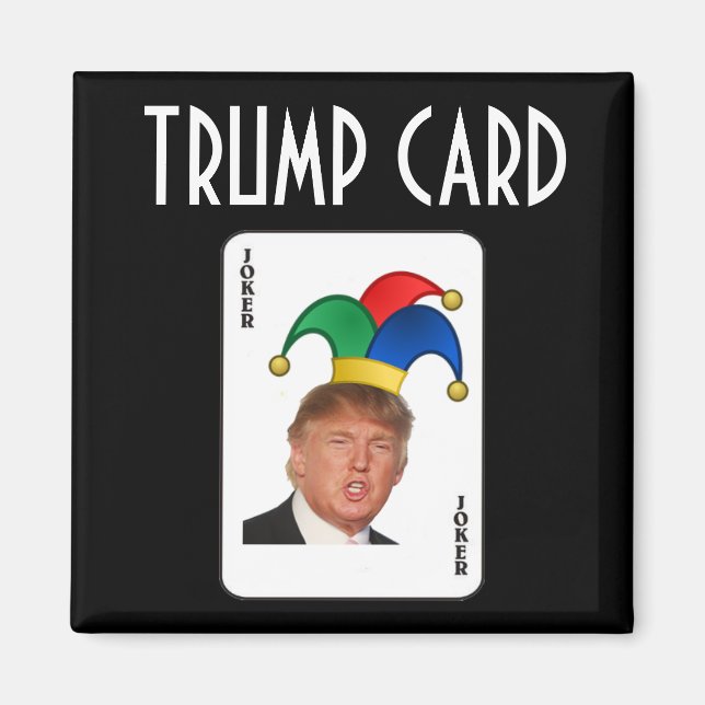 Imán Tarjeta Trump - Bromista (Frente)
