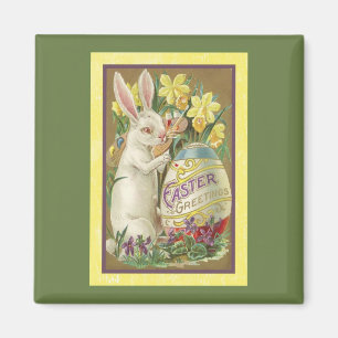 Imán Tarjeta Vintage de Pascua (23)