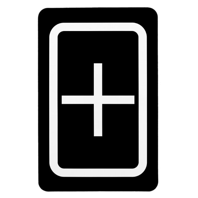 Imán Tarjeta Zener | Más Rótulo (Vertical)