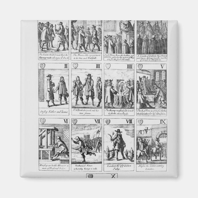 Imán Tarjetas de reproducción (Frente)