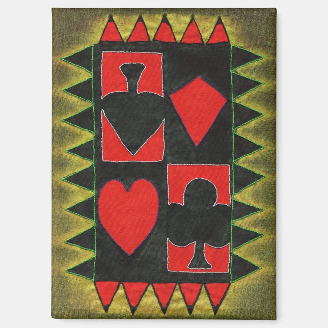 Imán Tarjetas de reproducción (Anverso)