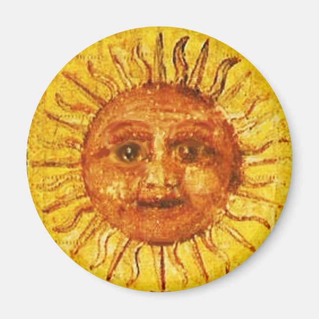 IMÁN TAROS DE RENACIMIENTO ANTIGUO/SOL (Frente)