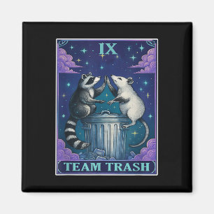 Imán Tarot Card Deck Team Trash Raccoon Tarot Cards Del