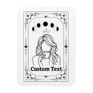 Imán Tarot Personalizado Agregar Nombre Favores de Fies