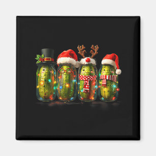 Imán Tarro de Ckle Festivo Meme Luces de Navidad Sombre