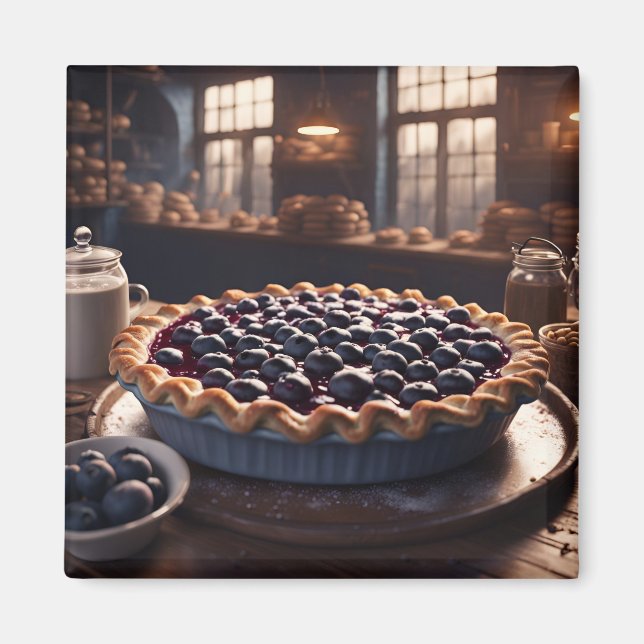 Imán Tarta de Arándanos (Frente)