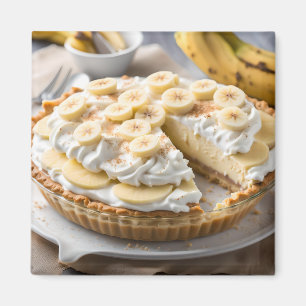 Imán Tarta de crema de plátano