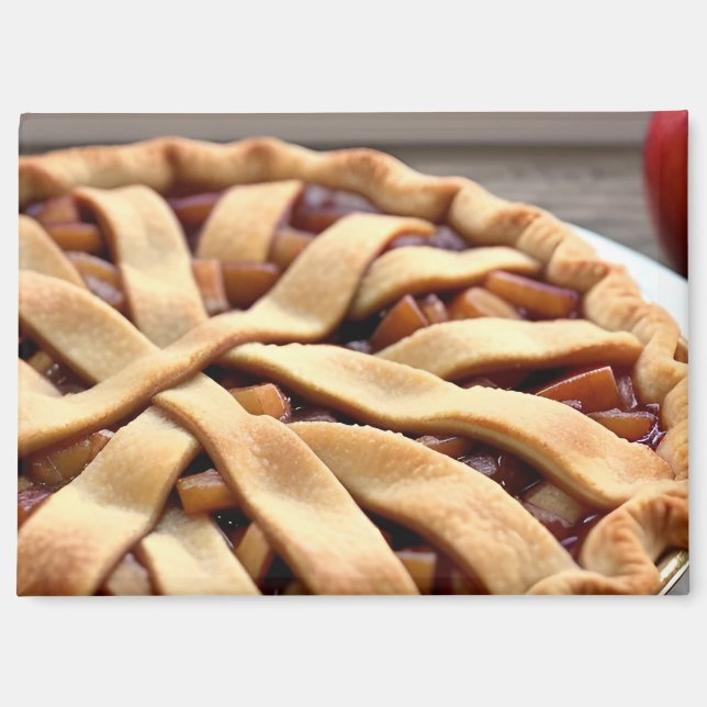 Imán Tarta de manzana (Anverso)