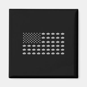 Imán Tarta De Manzana Bandera Americana Patriotismo Usa