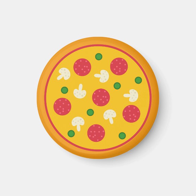 Imán Tarta de Pizza (Frente)