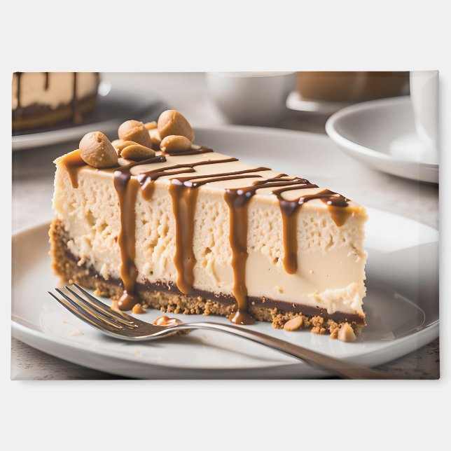 Imán Tarta de queso con mantequilla de maní (Anverso)
