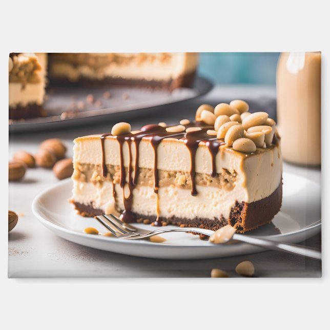 Imán Tarta de queso con mantequilla de maní (Anverso)