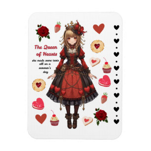 Imán Tartas de la Reina de Corazones San Valentín