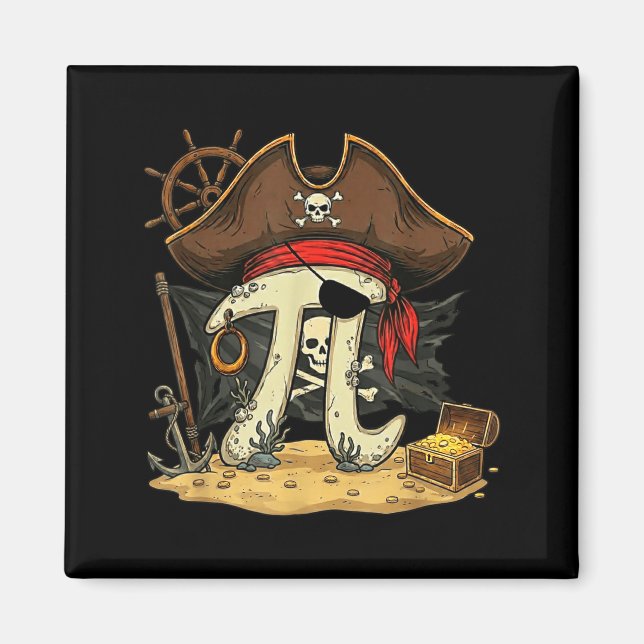 Imán Tasa divertida pirata piday 314 profesor de matemá (Frente)