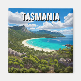 Imán Tasmania Wineglass Bay Australia Travel