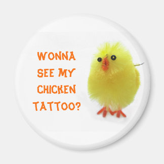 Imán Tattoo de pollo