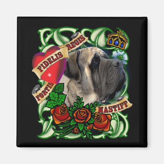 Imán Tattoo Mastiff Magnet (Frente)