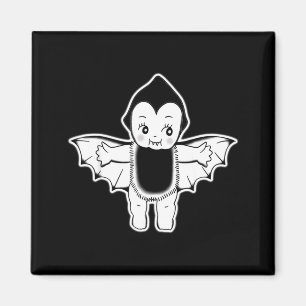 Imán tatuaje de murciélago vampiro bebé Kewpie