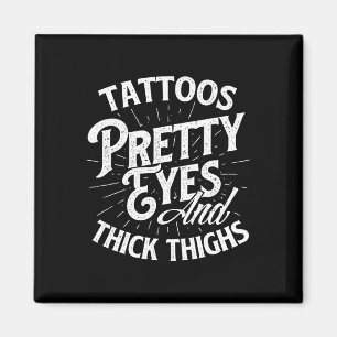 Imán Tatuajes Bonitos Ojos Y Gruesos Lámparas - Gimnasi