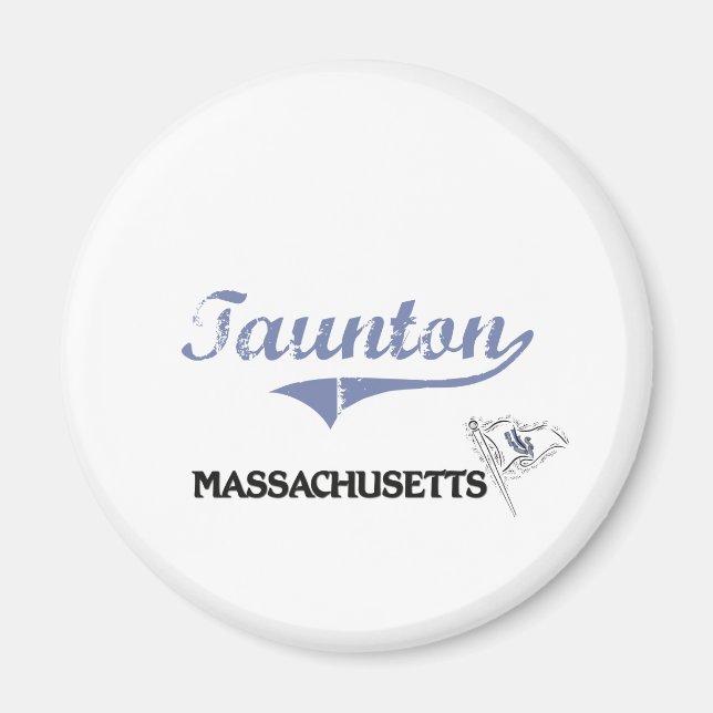 Imán Taunton Massachusetts City Classic (Frente)
