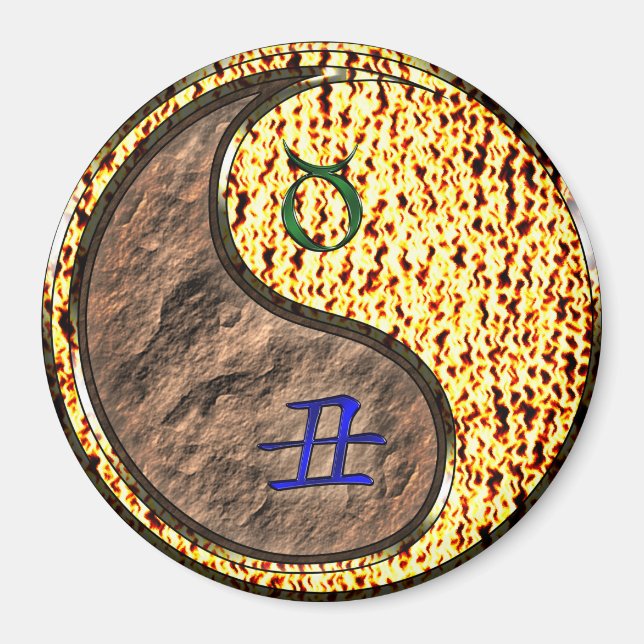 Imán Tauro & Buey de Fuego (Frente)