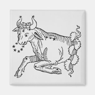 Imán Tauro (Bull) un ilustracion del 'poético