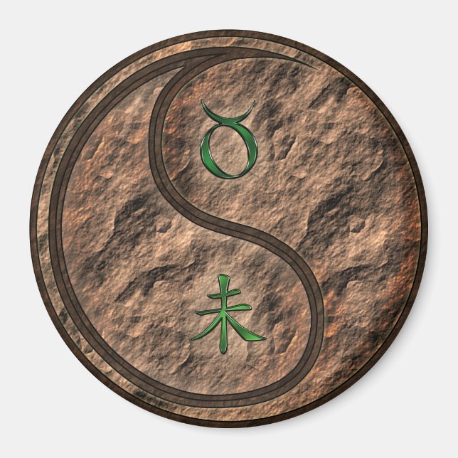 Imán Tauro & Cabra de Tierra (Frente)