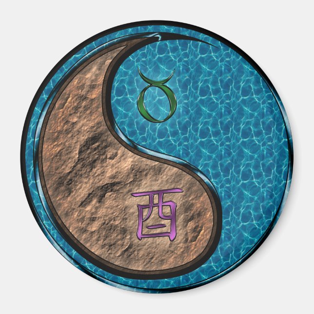 Imán Tauro & Gallo de Agua (Frente)