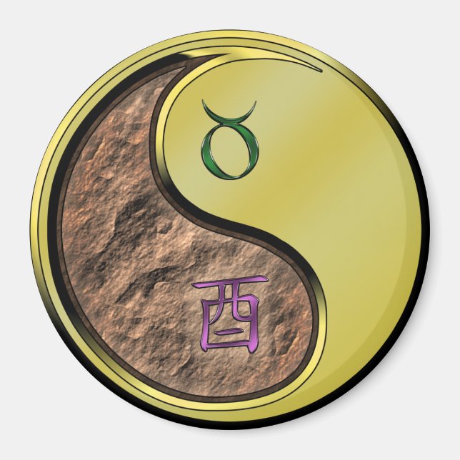 Imán Tauro & Gallo de Metal (Frente)