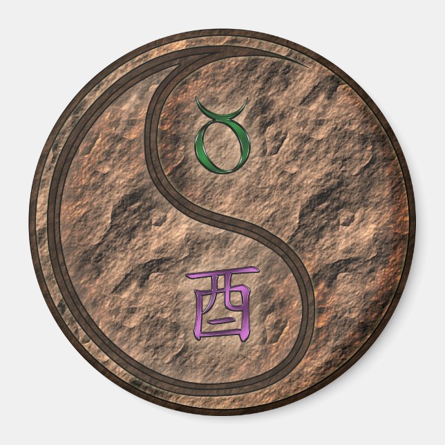 Imán Tauro & Gallo de Tierra (Frente)