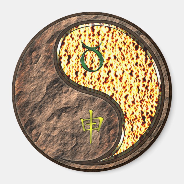 Imán Tauro & Mono de Fuego (Frente)