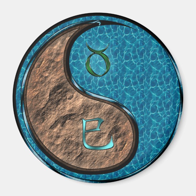 Imán Tauro & Serpiente de Agua (Frente)