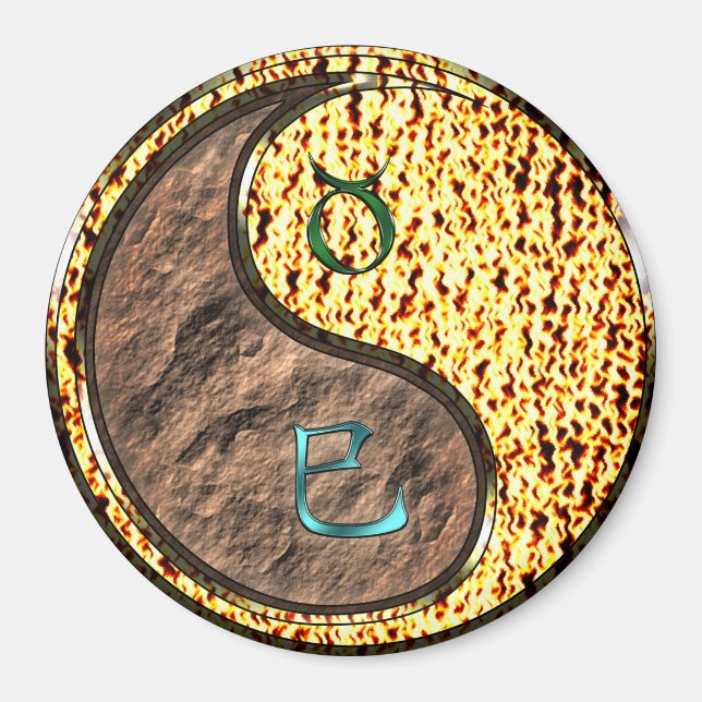 Imán Tauro & Serpiente de Fuego (Frente)