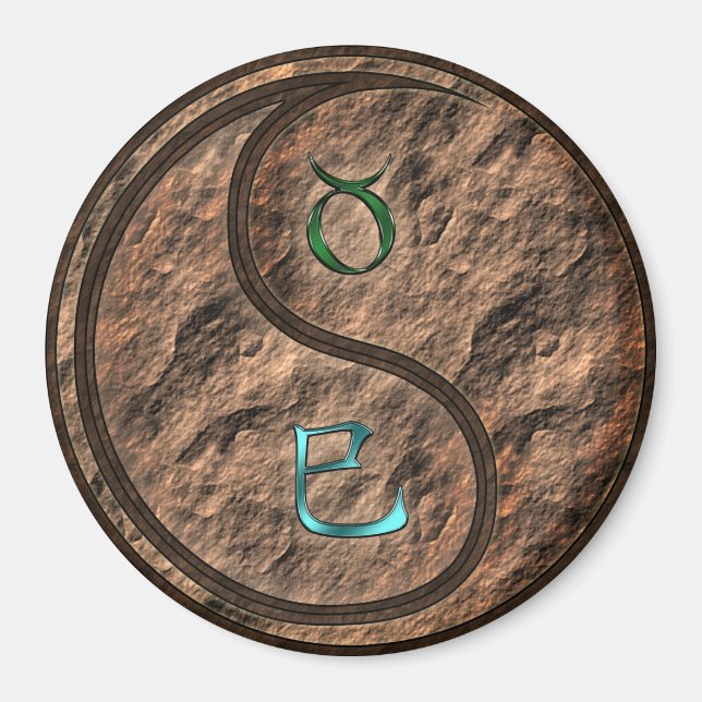 Imán Tauro & Serpiente de Tierra (Frente)