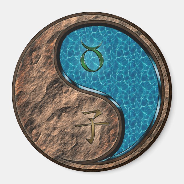 Imán Tauro y Rata de Agua (Frente)