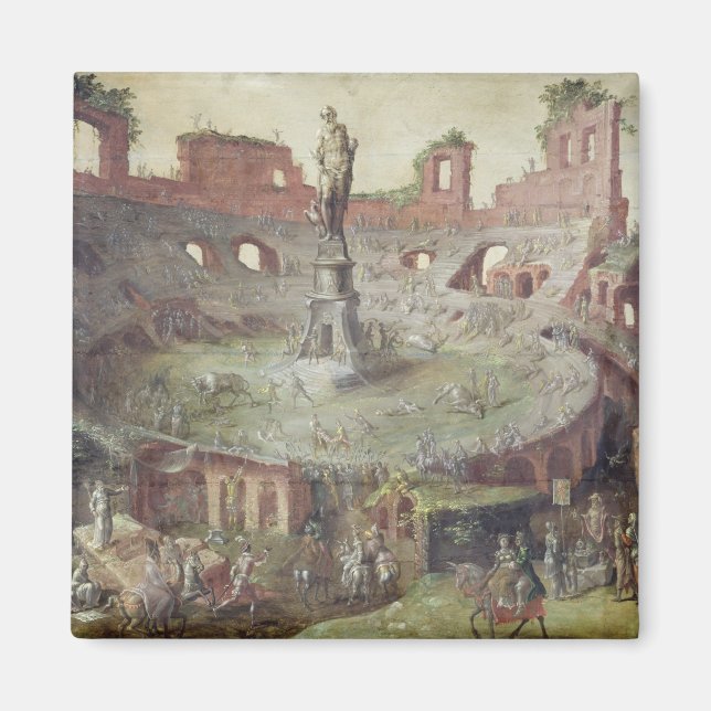 Imán Tauromaquia antigua, 1552 (Frente)